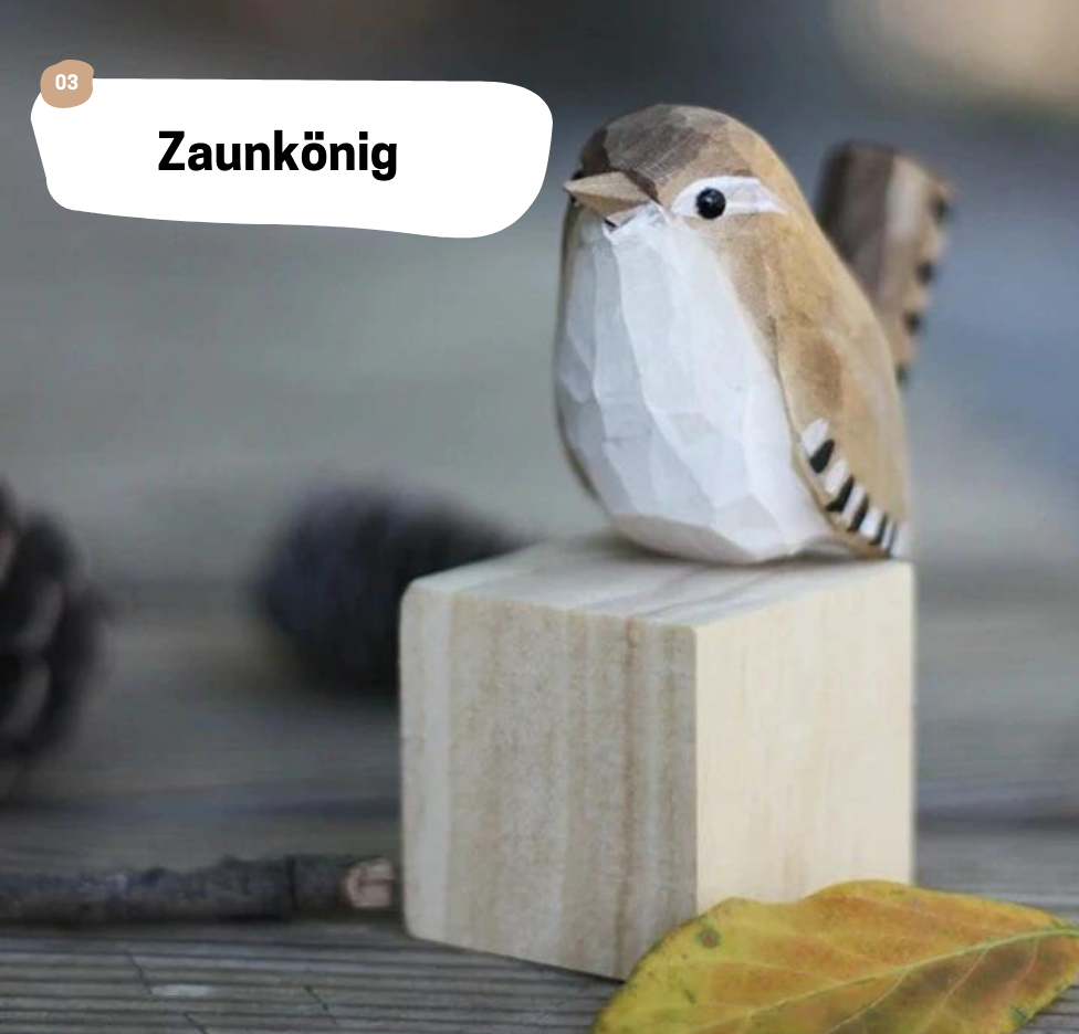 Timba - Handgefertigte Holzvögel