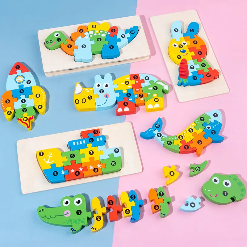Timba - Montessori Holz Puzzle