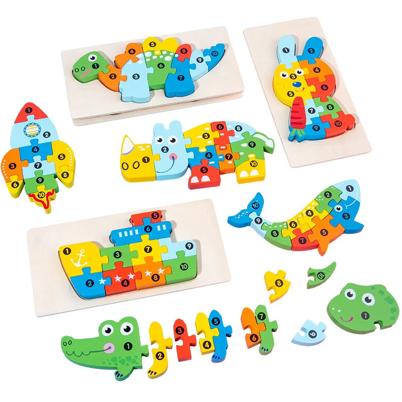 Timba - Montessori Holz Puzzle
