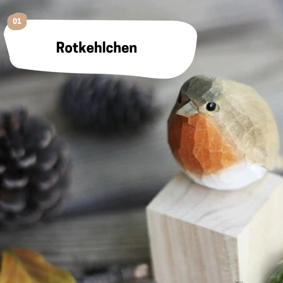 Timba - Handgefertigte Holzvögel