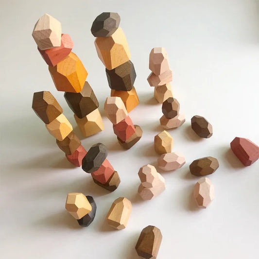 Timba - Balanciersteine aus Holz 12er Set