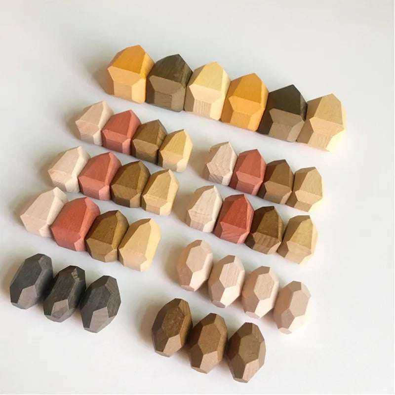 Timba - Balanciersteine aus Holz 12er Set