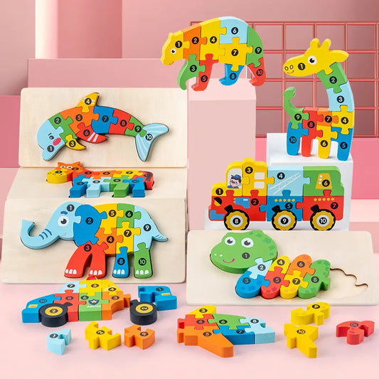 Timba - Montessori Holz Puzzle