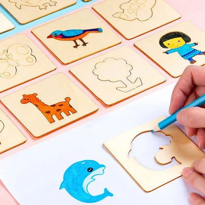 Timba - Montessori Zeichen-Set aus Holz