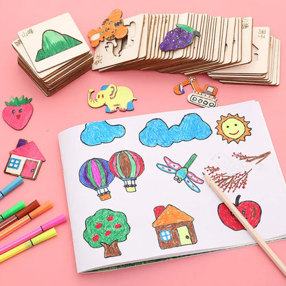 Timba - Montessori Zeichen-Set aus Holz